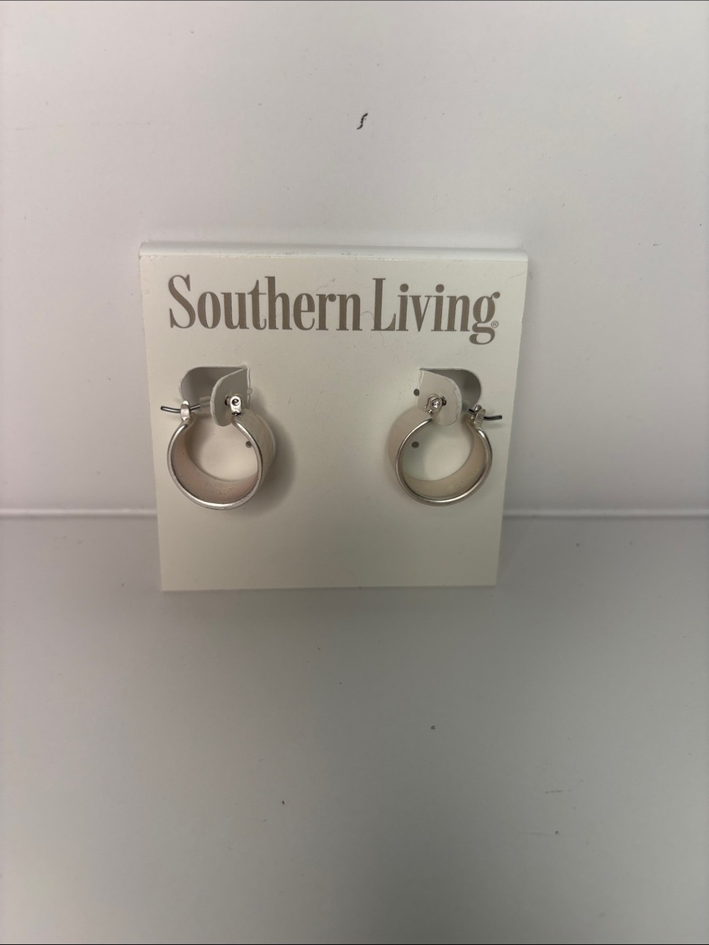 Southern Living Silver Hoop Earrings